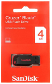 Pen Drive Sandisk Cruzer Blade 4 Gb